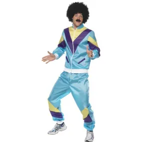 80s Height Of Fashion Shell Suit Costume, Mens