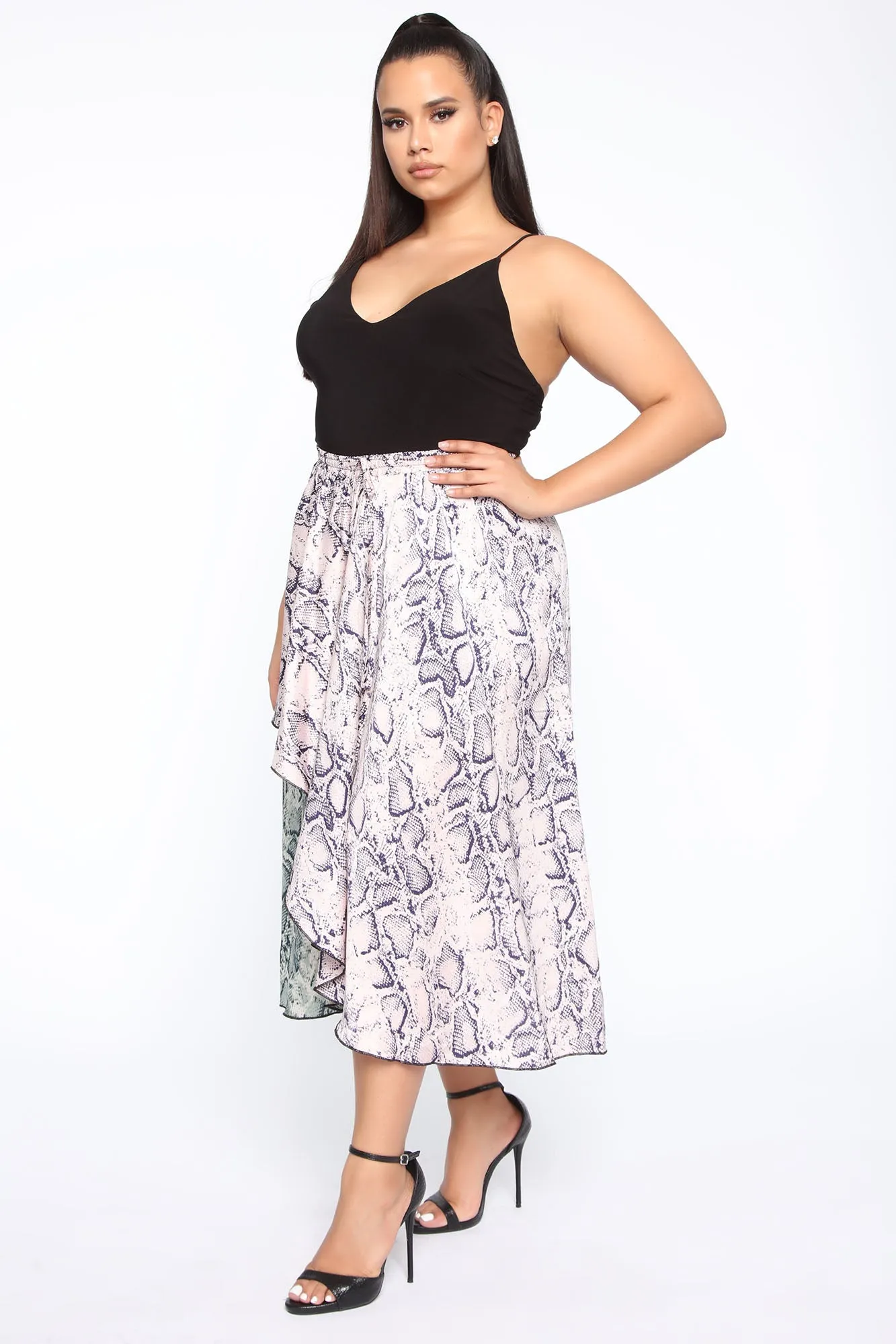 Adventure Of A Lifetime Midi Skirt - Pink