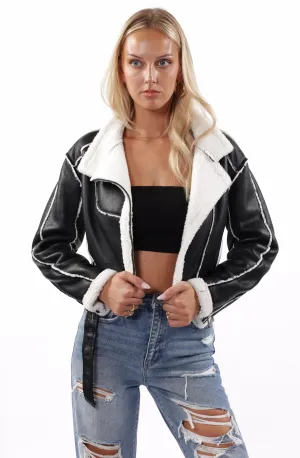 American Spirit Sherpa Moto Jacket