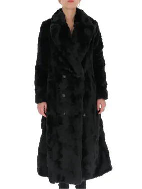 Amiri Double-Breasted Fur Coat