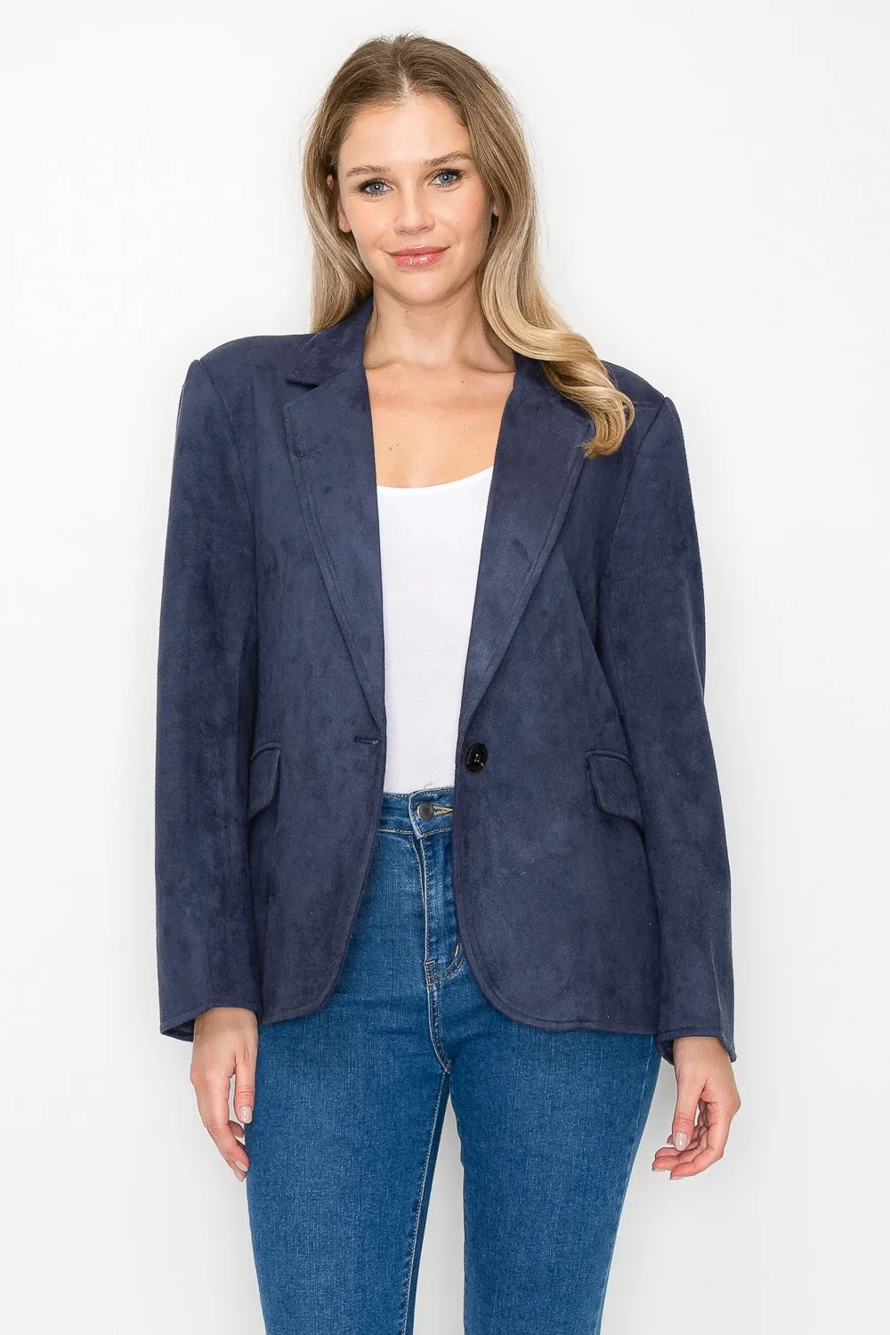 Amy Suede Blazer Jacket