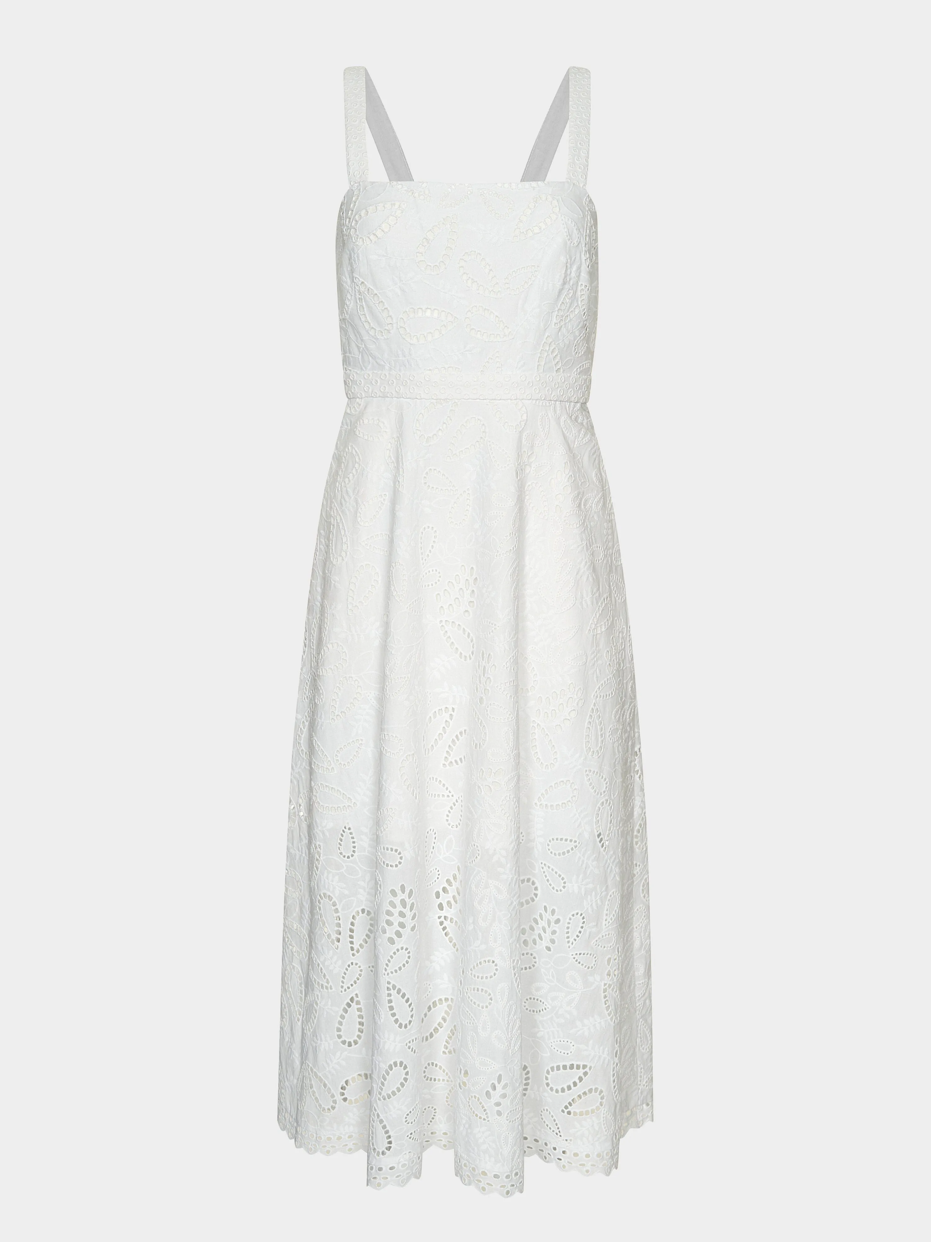 Aubrey C Dress in White