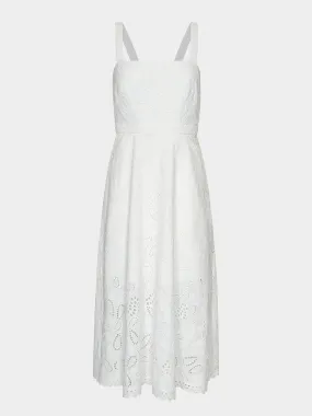 Aubrey C Dress in White