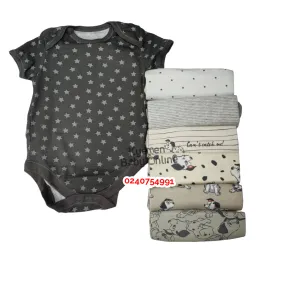 Baby Body Suit (Baby Fo) Short Sleeves 7Pcs