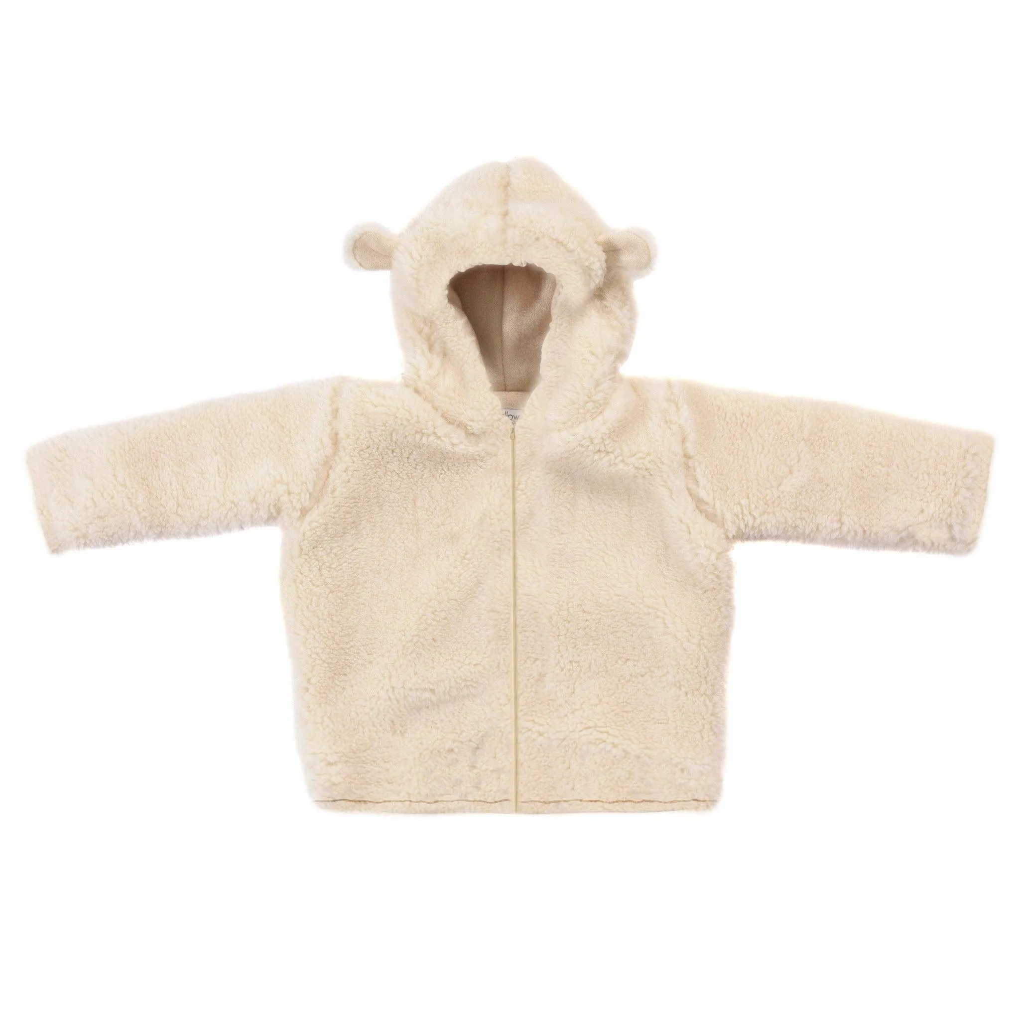 Baby/Kid Virgin Wool Jacket - White