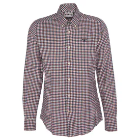 Barbour Finkle Mens Tailored Shirt - Merlot