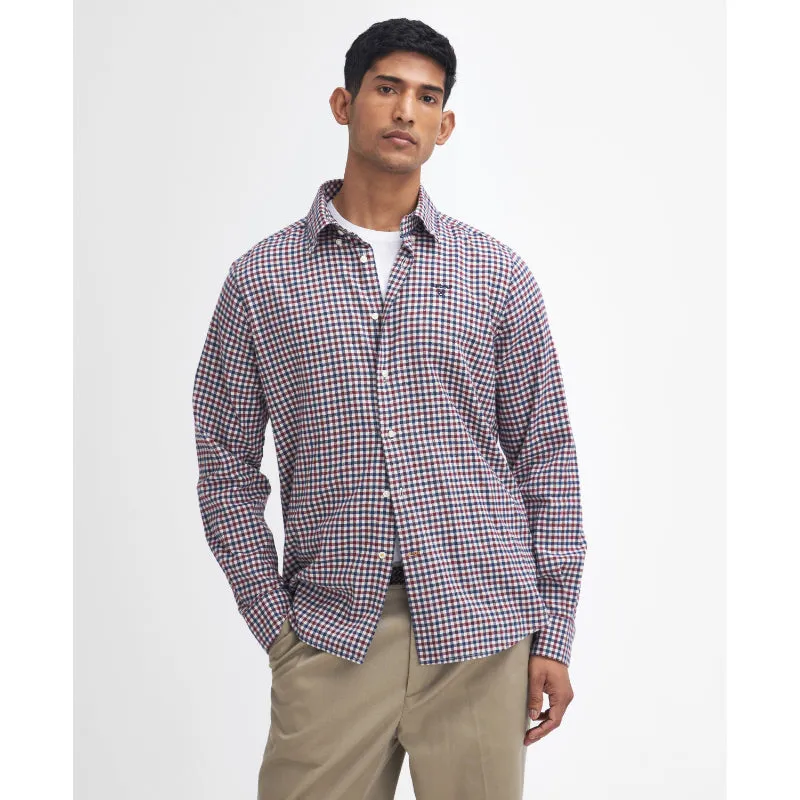 Barbour Finkle Mens Tailored Shirt - Merlot