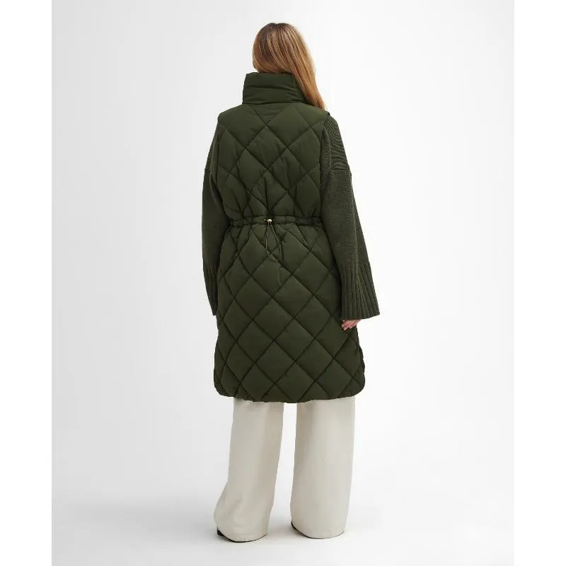 Barbour Leverton Ladies Puffer Gilet - Olive/Ancient