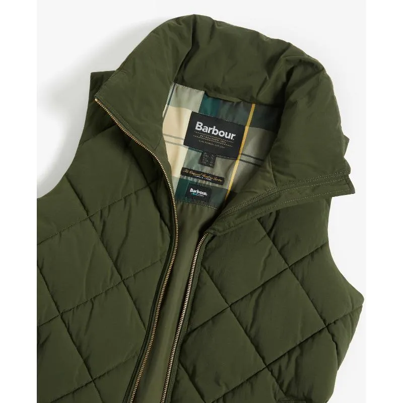 Barbour Leverton Ladies Puffer Gilet - Olive/Ancient