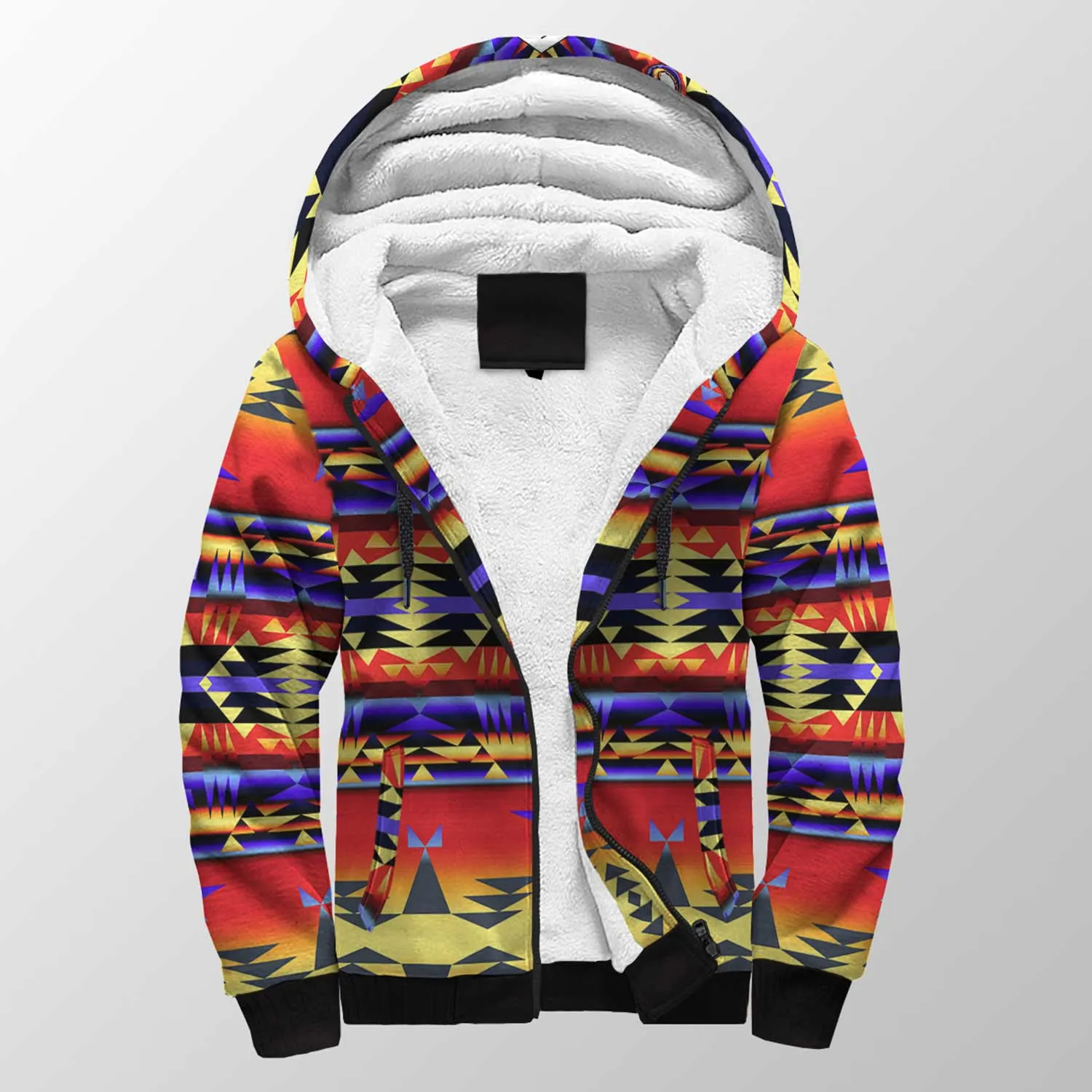 Between the San Juan Mountains Sherpa Hoodie