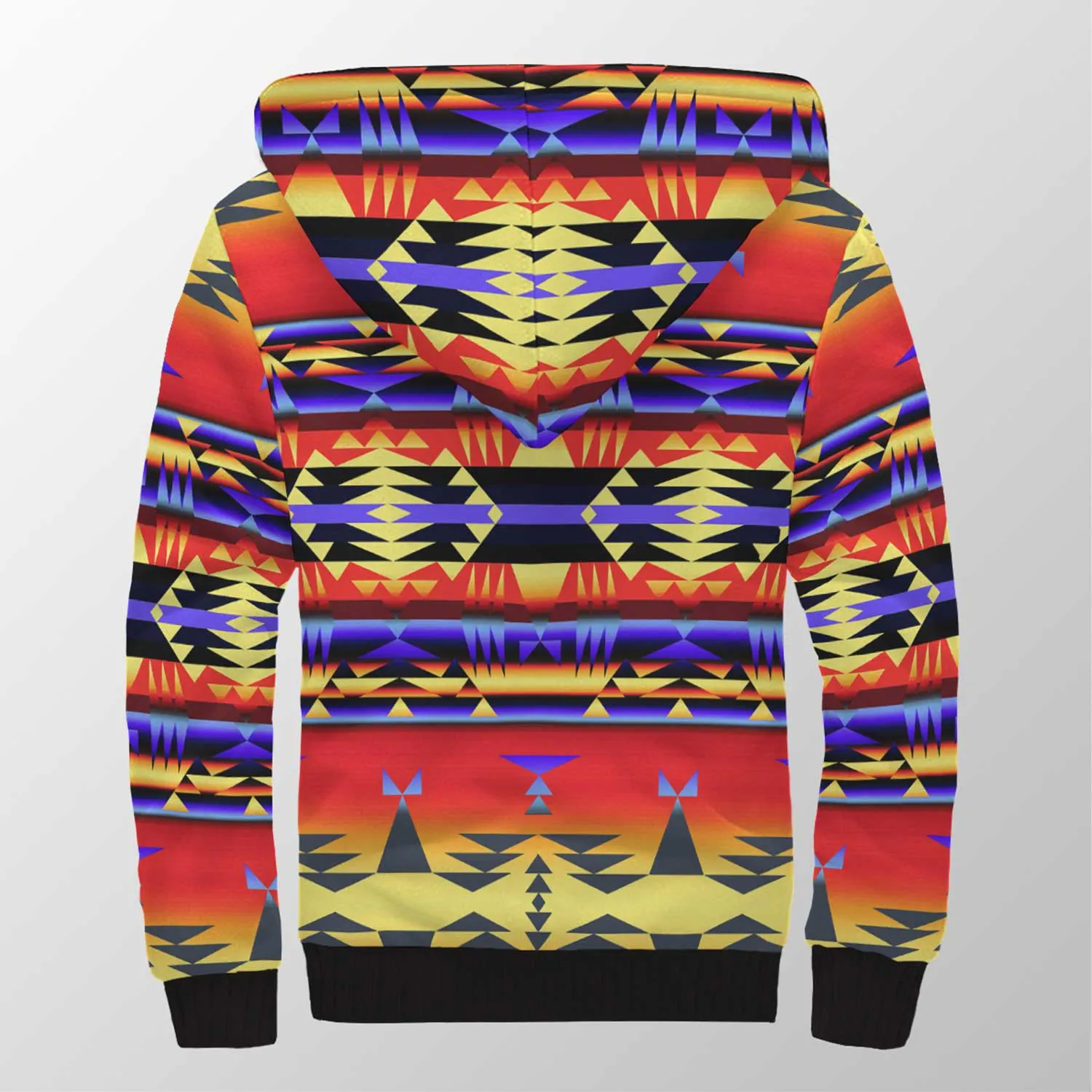 Between the San Juan Mountains Sherpa Hoodie