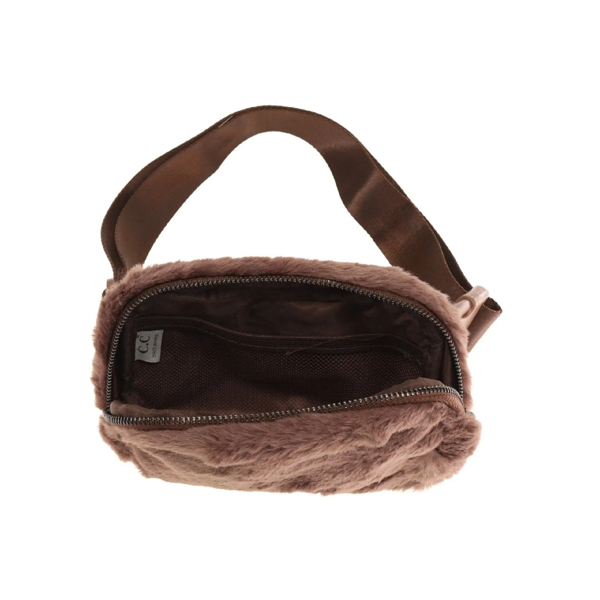 BGS0058 Sammie Silky Fur Fanny Pack