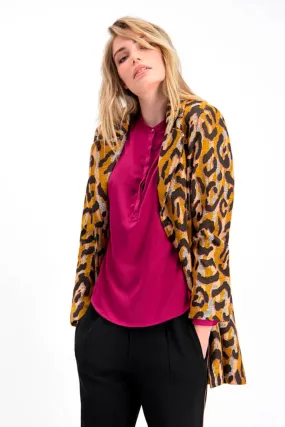 Big Leopard Jacket in Ocher