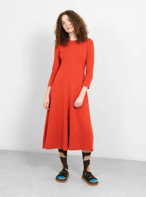 Big Sweep Midi Dress Firefly