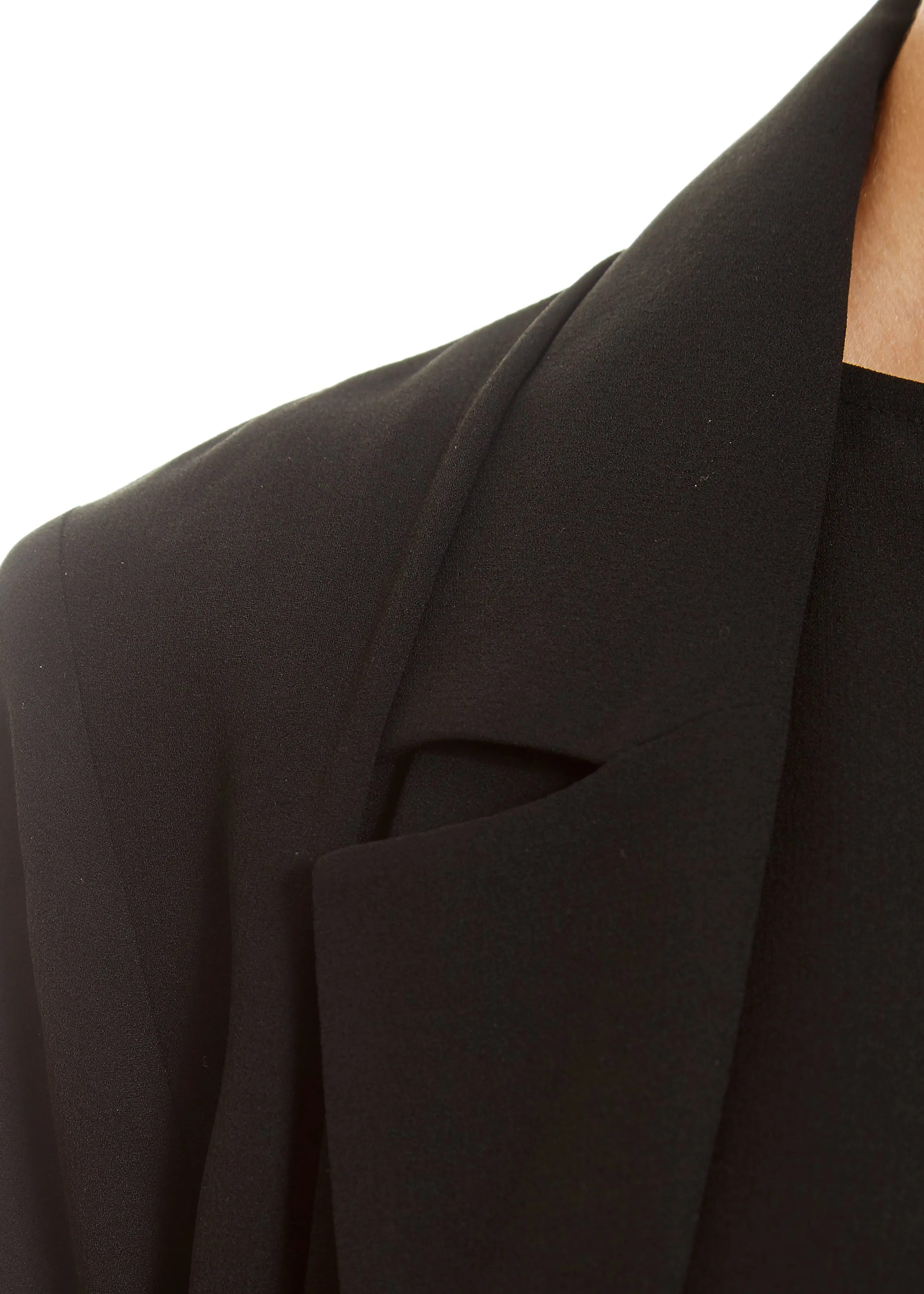 Black 'Notch Collar' Jacket