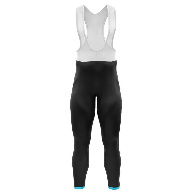 Black to Cyan Thermal Bib Pants [CLEARANCE]