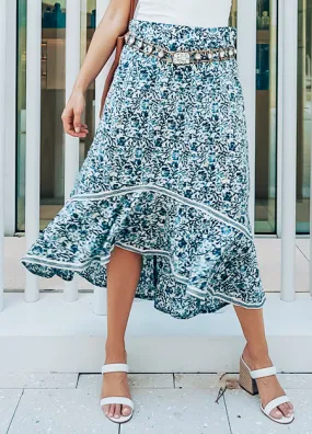 Blue Vine Skirt