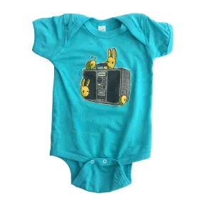 boombox buddies one piece bodysuit