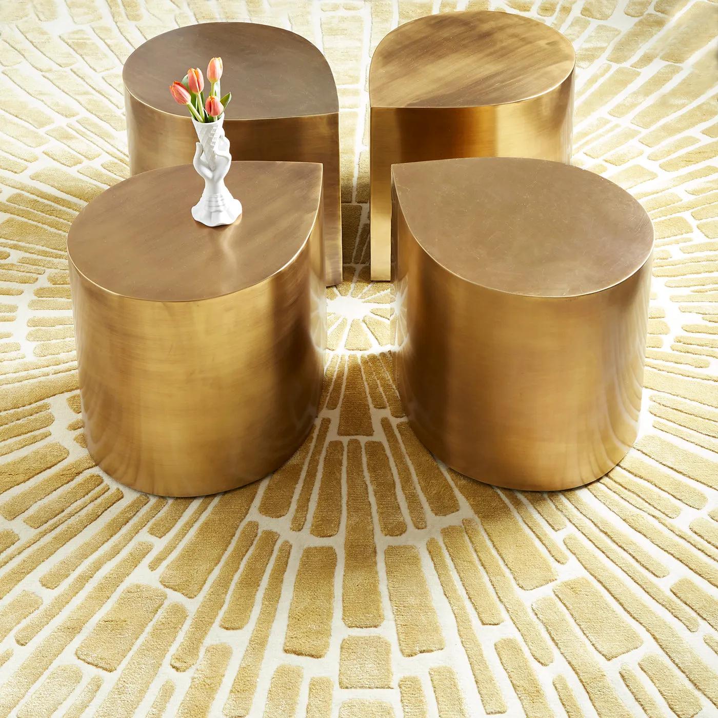 Brass Teardrop Table Bundle