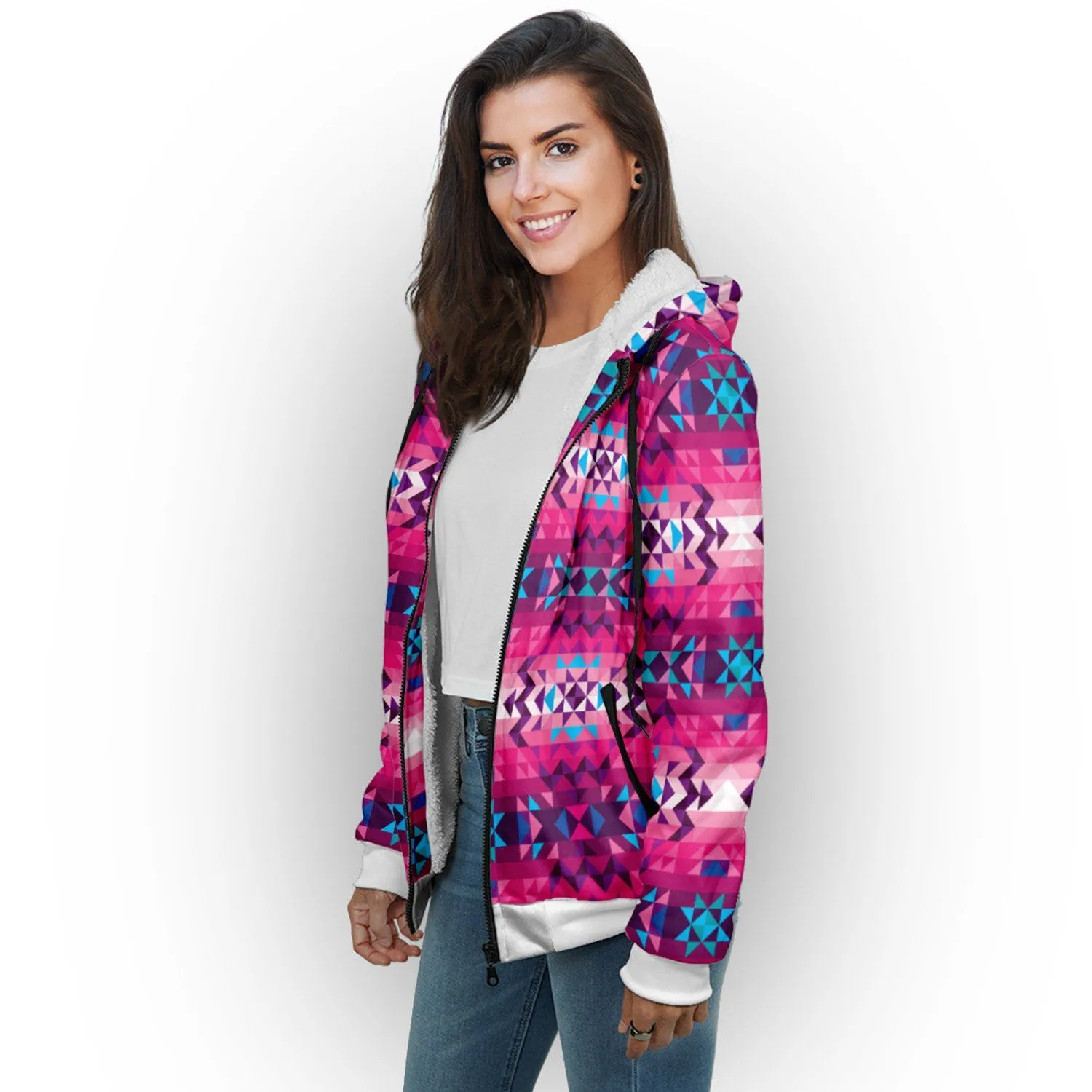 Bright Wave Sherpa Hoodie