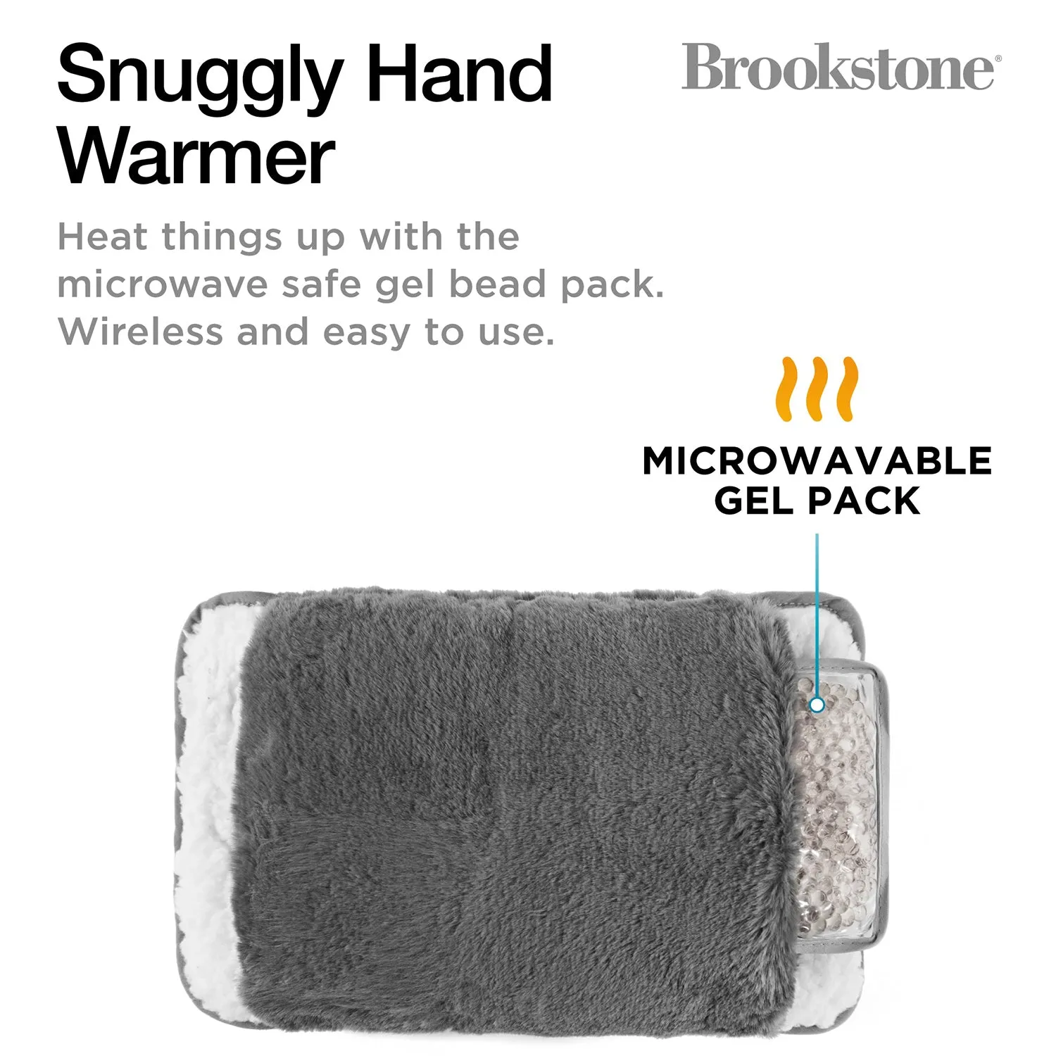 Brookstone Faux Fur Hand Warmer