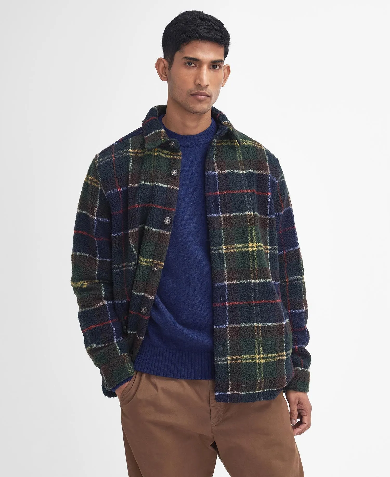 Bryson Tartan Fleece Overshirt - Classic Tartan