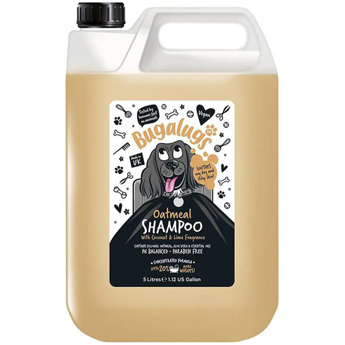 Bugalugs Oatmeal Coconut & Lime Dog Shampoo