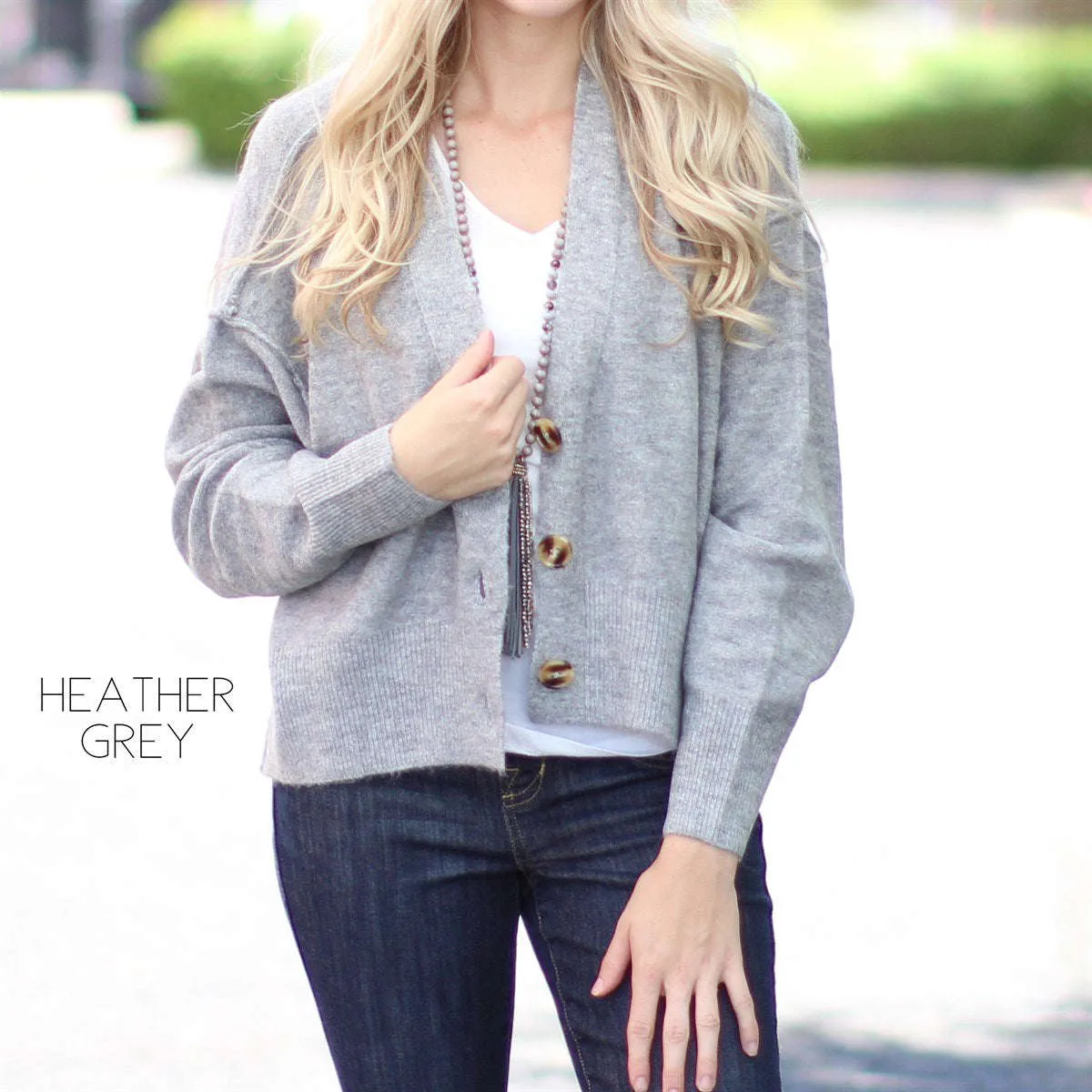 Button Sweater Cardigan | XS-XL