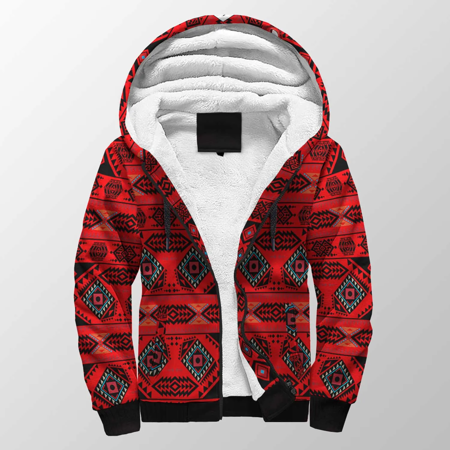 California Coast Mask Sherpa Hoodie