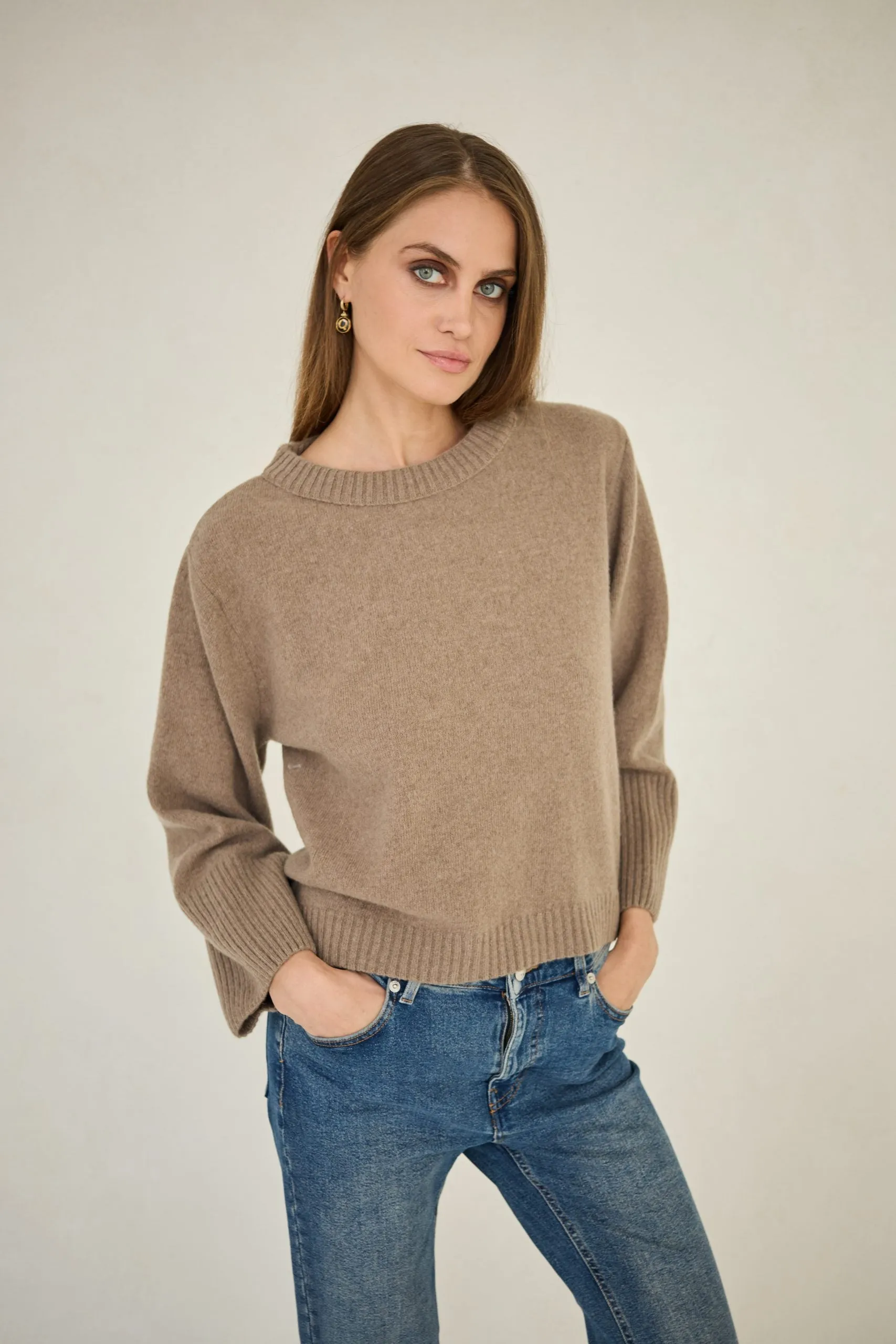 Cashmere Sweater Verona Taupe