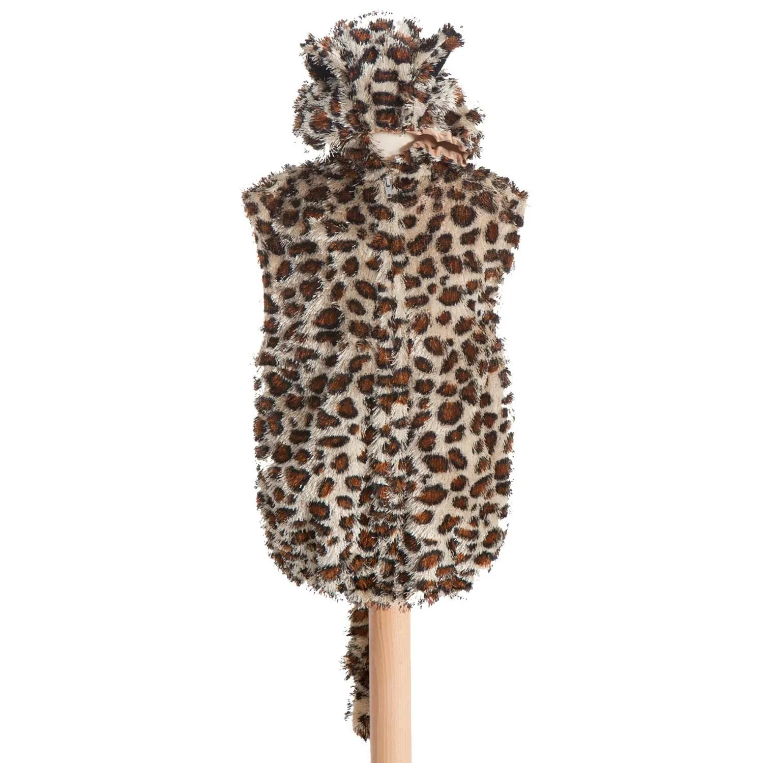 Children's Leopard Fancy Dress Zip Top