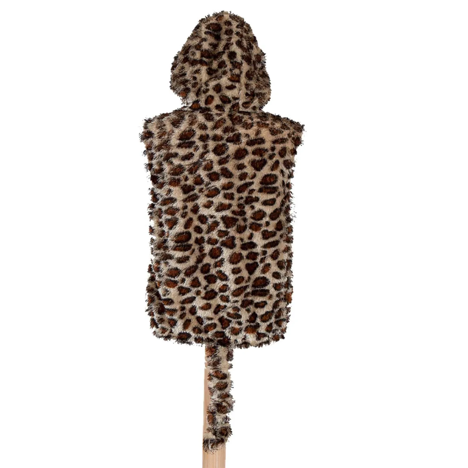 Children's Leopard Fancy Dress Zip Top