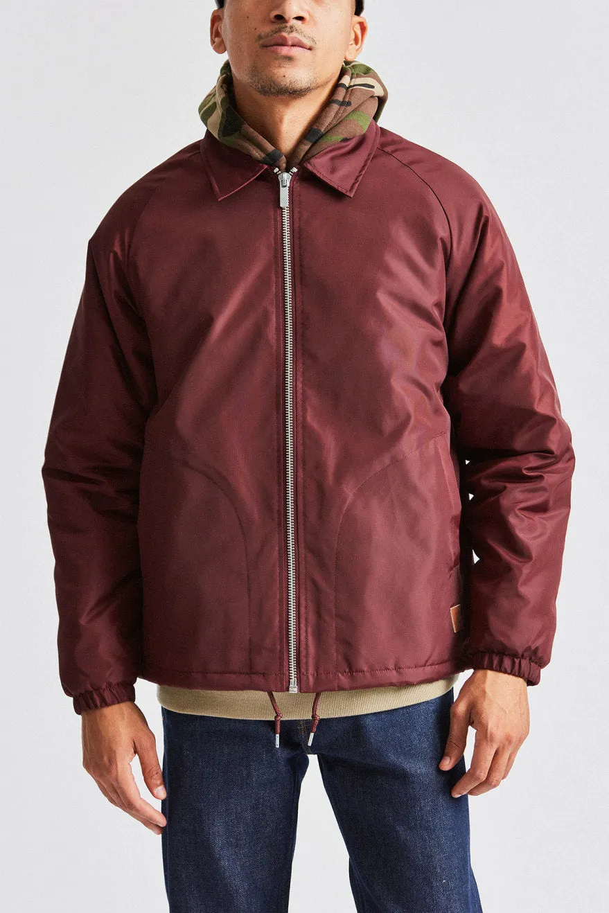 Claxton Collar Sherpa Jacket - Plum