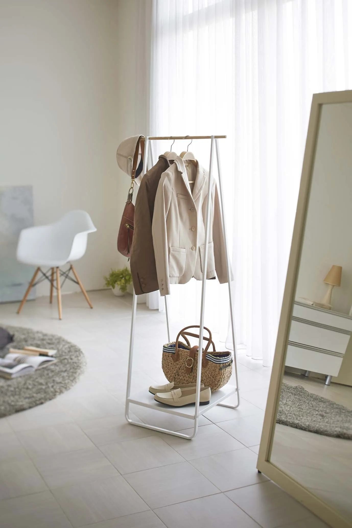 Coat Rack with Shelf