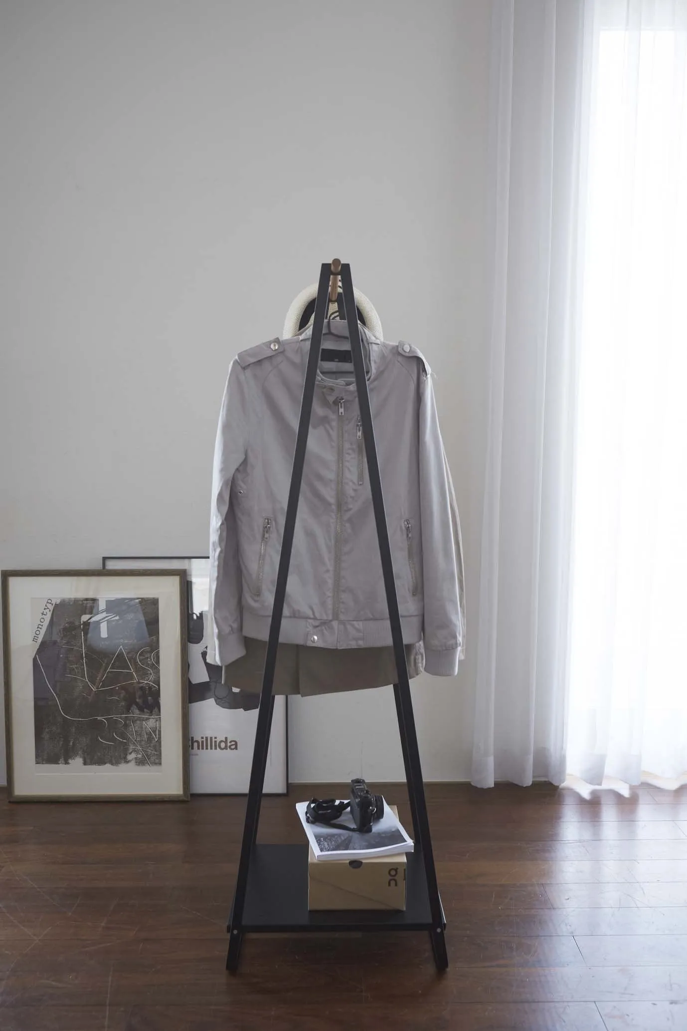 Coat Rack with Shelf