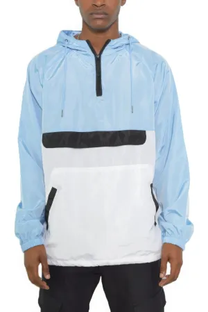 Color Block Anorak Windbreaker for Men