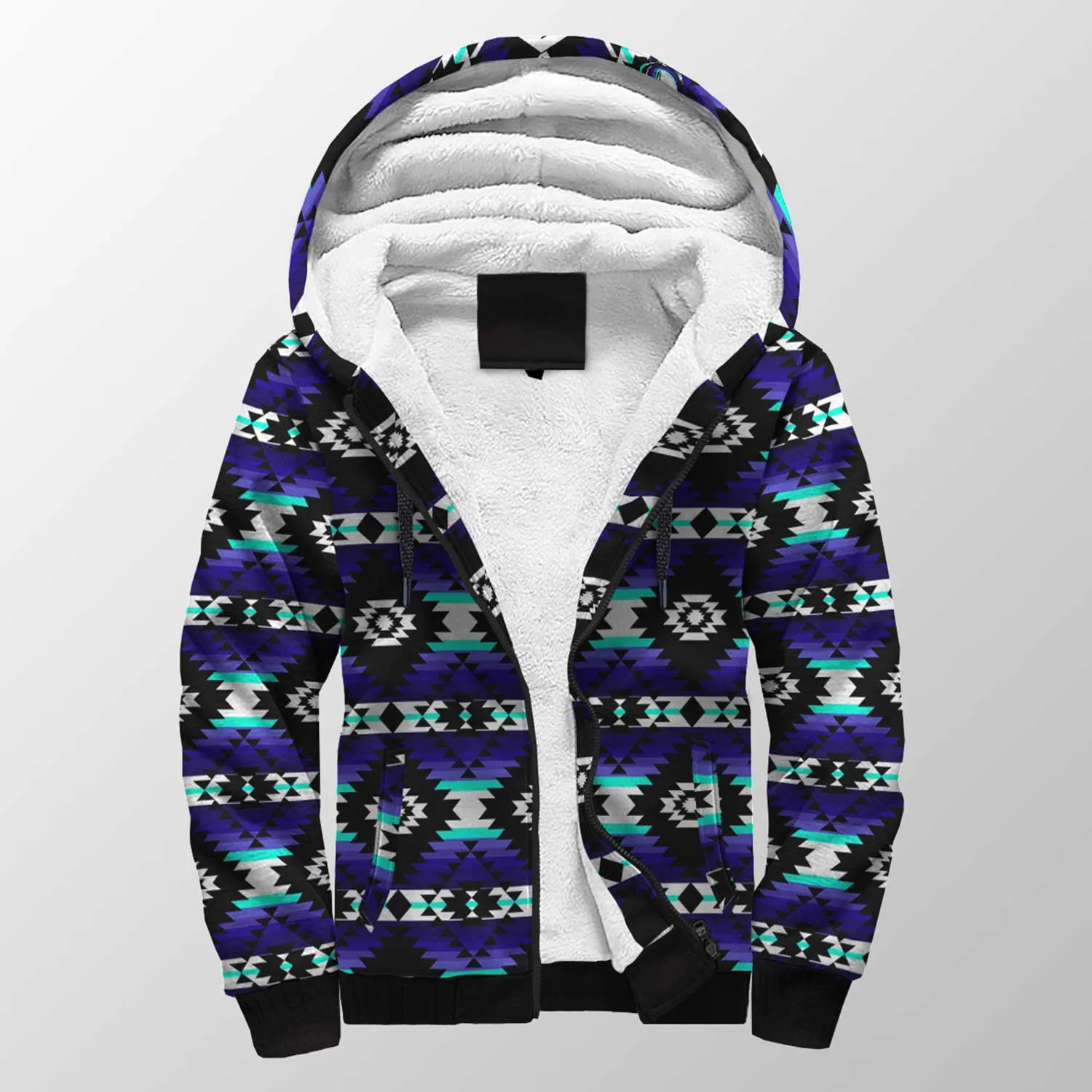 Cree Confederacy Midnight Sherpa Hoodie