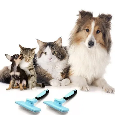 DakPets Self-Cleaning Slicker Brush