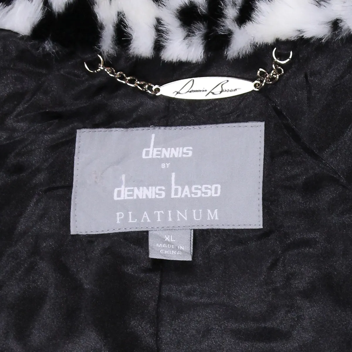 Dennis Basso Faux Fur Coat