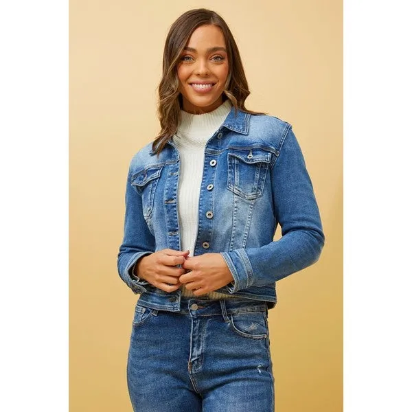 DESTINY SEQUIN DENIM JACKET