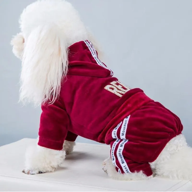 Fashion Coord Dogs Hoodie Sweatshirt & pants/Dog Clothes