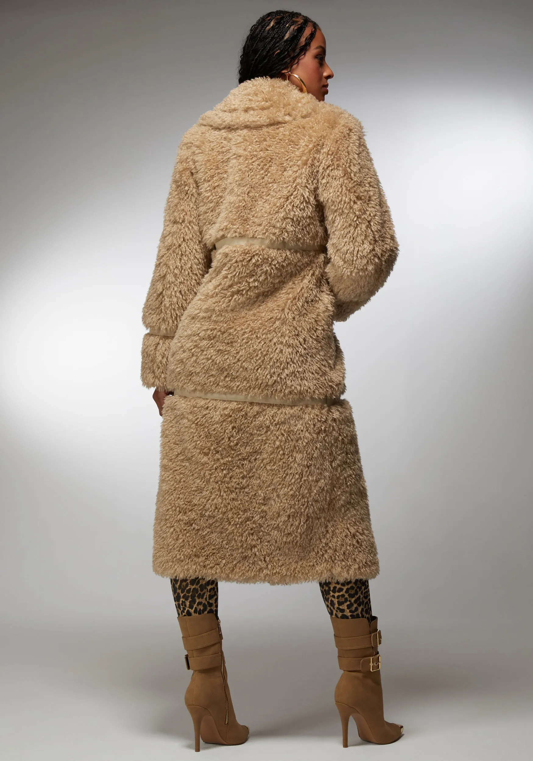 Faux Fur Maxi Coat