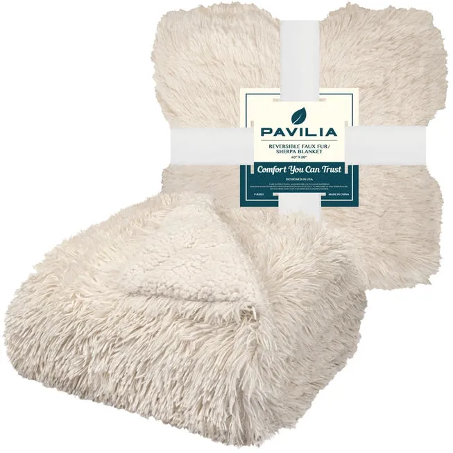 Faux Fur Sherpa Throw Blankets