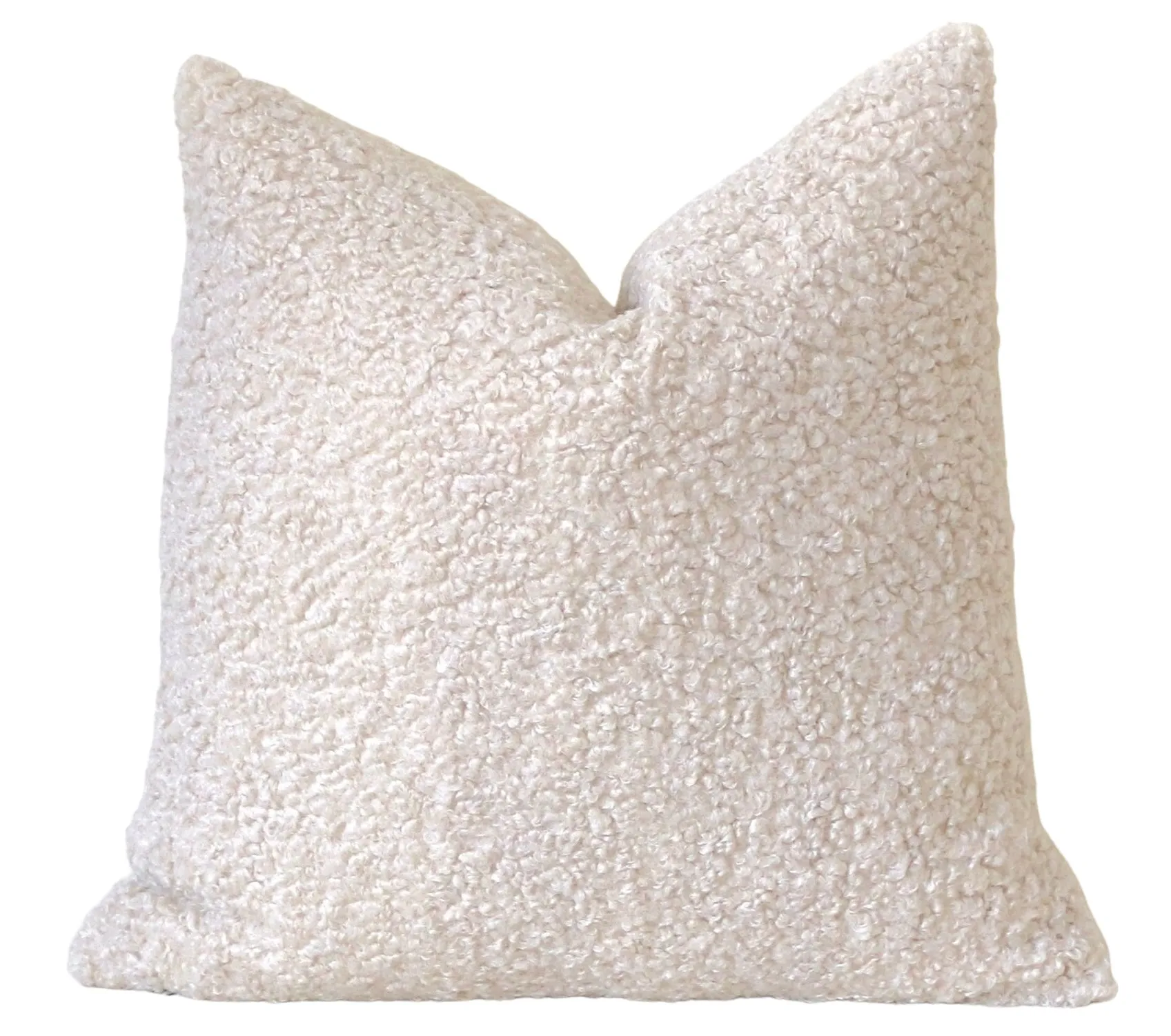 Faux Sherpa Fur Pillow Cover / Pillow Case 16x16 / Fur 20x20 / Fur 22x22 / Cream Pillow 24x24 / Soft Pillow 26x26 / Fur 14x36 / Fur Body Pillow