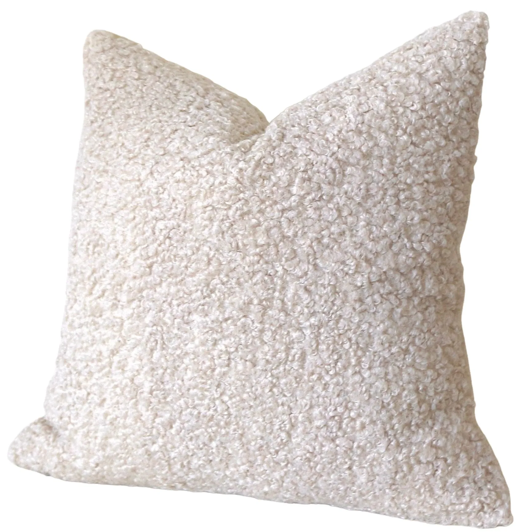 Faux Sherpa Fur Pillow Cover / Pillow Case 16x16 / Fur 20x20 / Fur 22x22 / Cream Pillow 24x24 / Soft Pillow 26x26 / Fur 14x36 / Fur Body Pillow