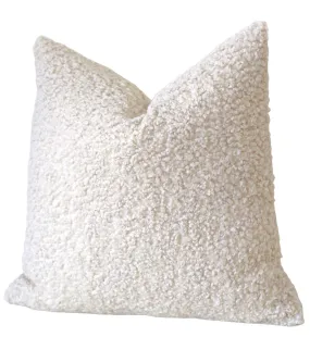 Faux Sherpa Fur Pillow Cover / Pillow Case 16x16 / Fur 20x20 / Fur 22x22 / Cream Pillow 24x24 / Soft Pillow 26x26 / Fur 14x36 / Fur Body Pillow