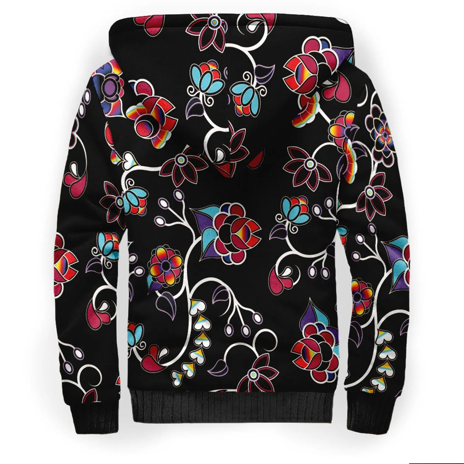 Floral Danseur Sherpa Hoodie