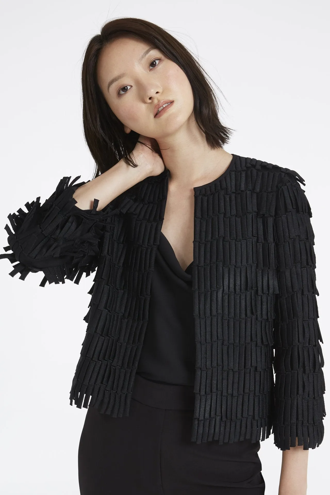 Fringe Embroidery Jacket