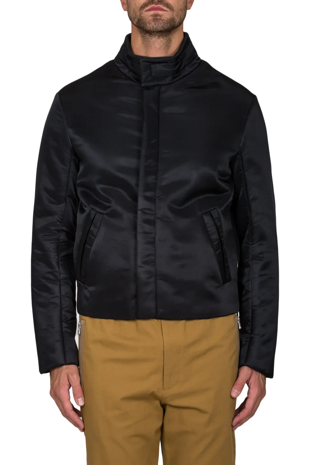 Funnel Neck Casual Jacket