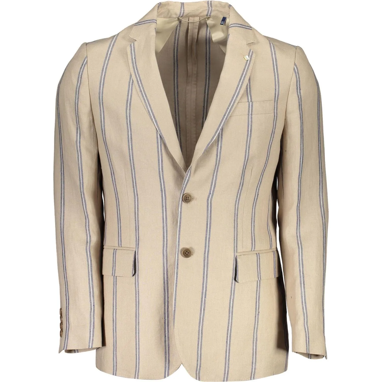 Gant Beige Linen Men Jacket